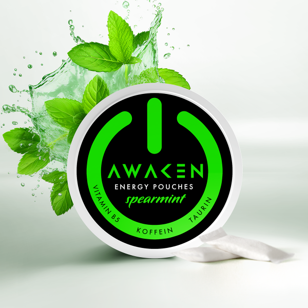 AWAKEN Energy Pouches Spearmint