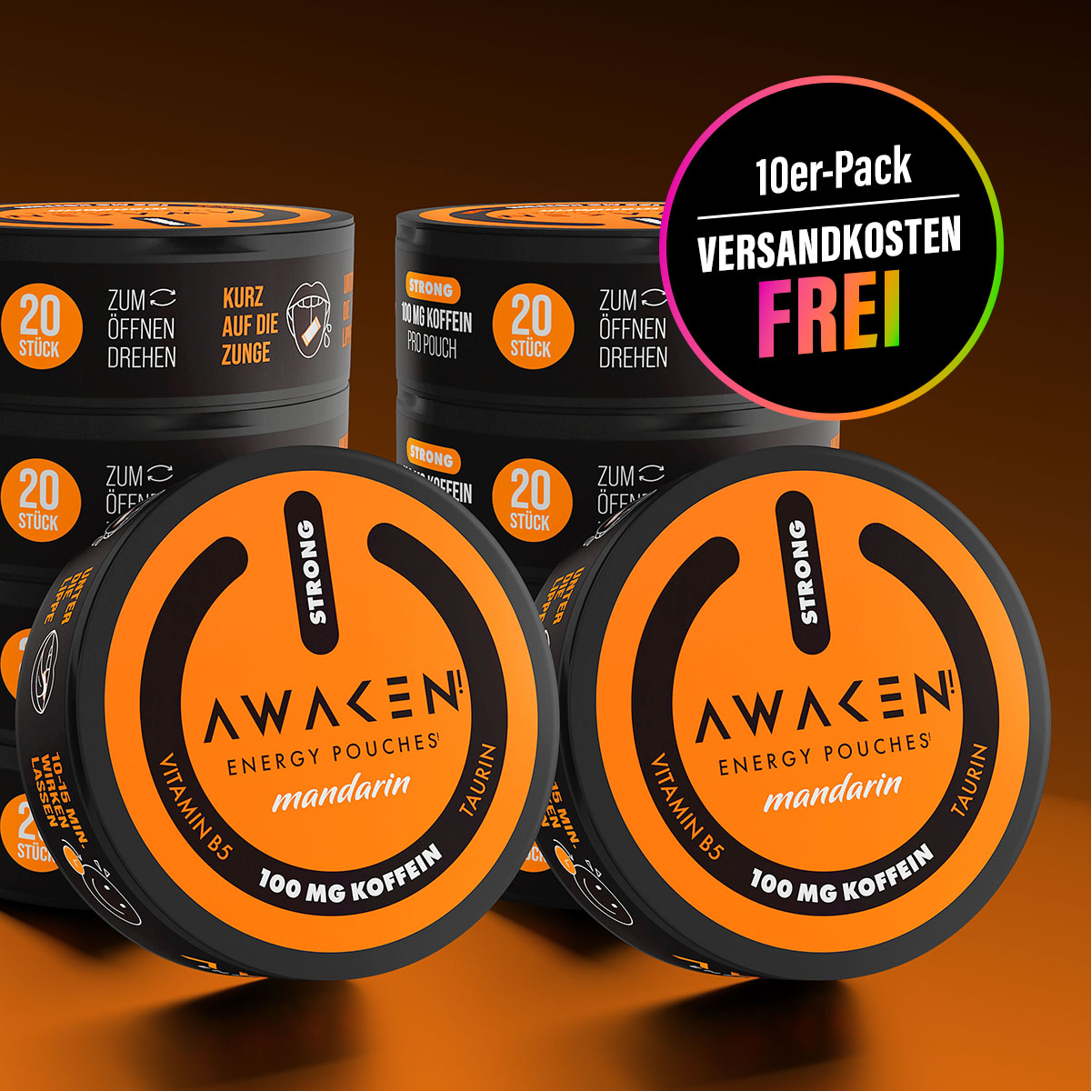 AWAKEN Mandarin 10er Pack 100mg
