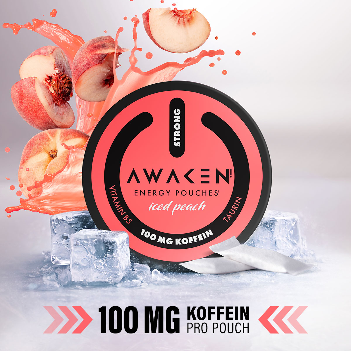 AWAKEN Iced Peach 100mg