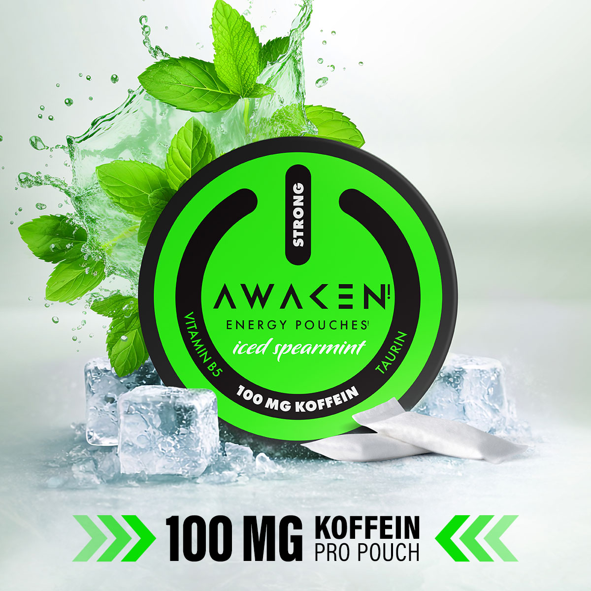 AWAKEN Iced Spearmint 100mg