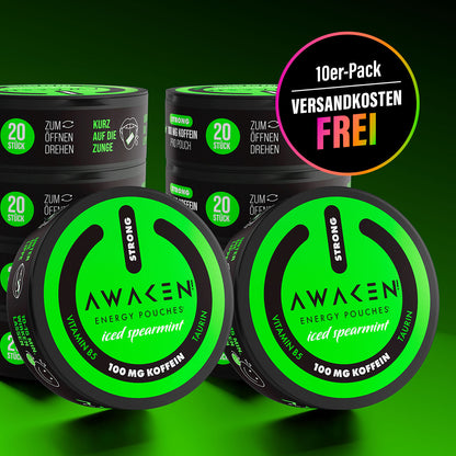 AWAKEN Iced Spearmint 100 mg