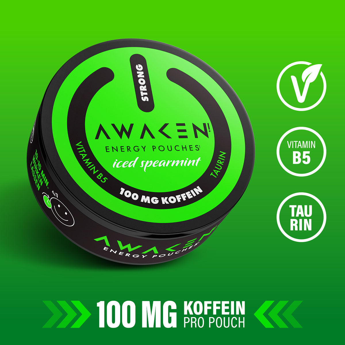 AWAKEN Iced Spearmint 100 mg
