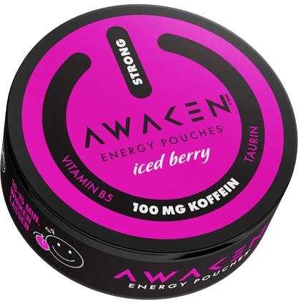AWAKEN Energy Pouches iced berry