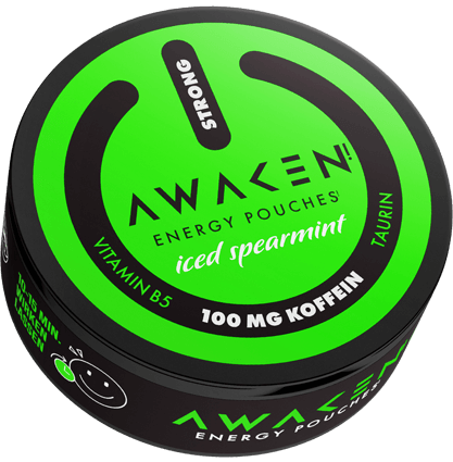 AWAKEN Energy Pouches iced spearmint